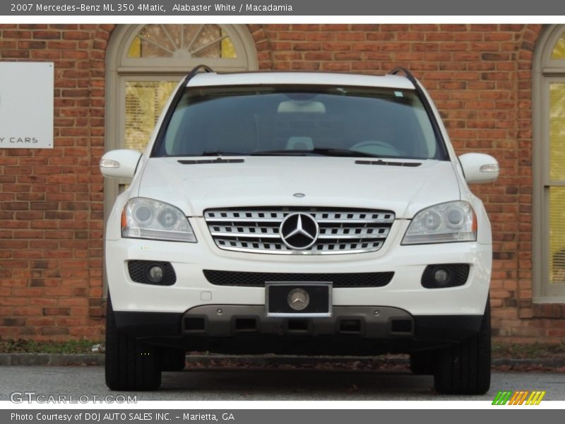 Alabaster White / Macadamia 2007 Mercedes-Benz ML 350 4Matic