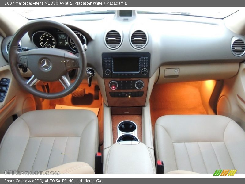 Alabaster White / Macadamia 2007 Mercedes-Benz ML 350 4Matic