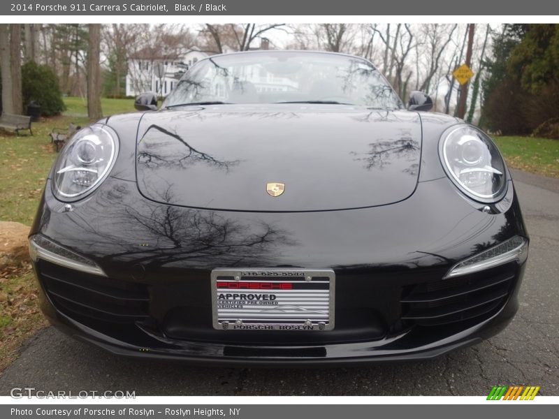 Black / Black 2014 Porsche 911 Carrera S Cabriolet