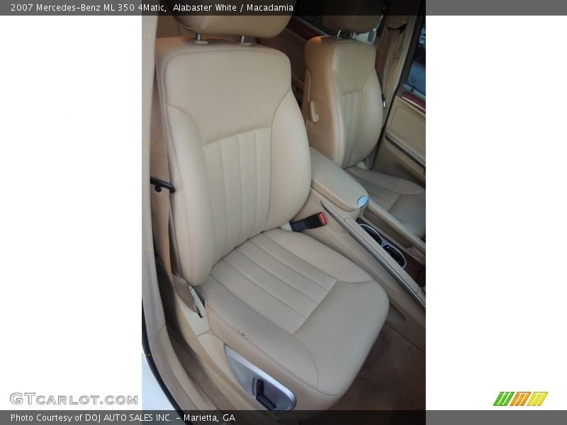 Alabaster White / Macadamia 2007 Mercedes-Benz ML 350 4Matic