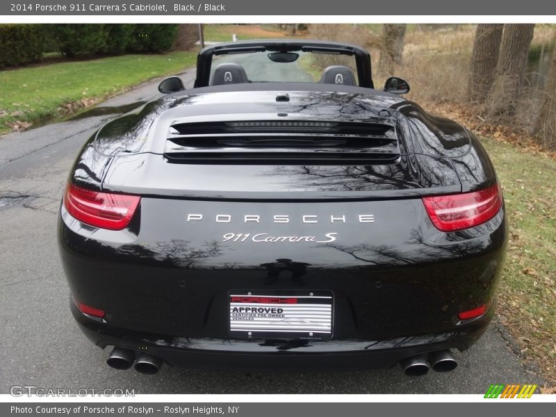Black / Black 2014 Porsche 911 Carrera S Cabriolet