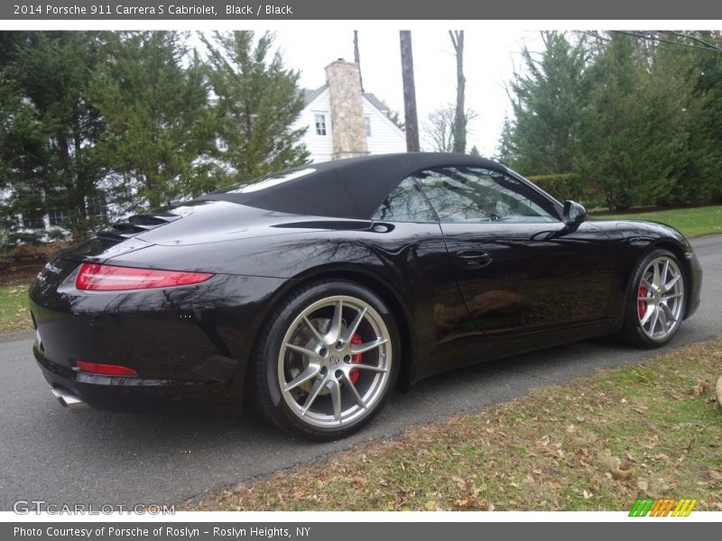 Black / Black 2014 Porsche 911 Carrera S Cabriolet
