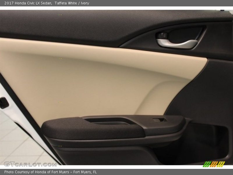 Taffeta White / Ivory 2017 Honda Civic LX Sedan