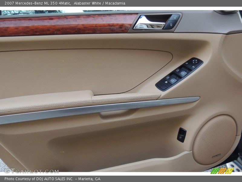 Alabaster White / Macadamia 2007 Mercedes-Benz ML 350 4Matic