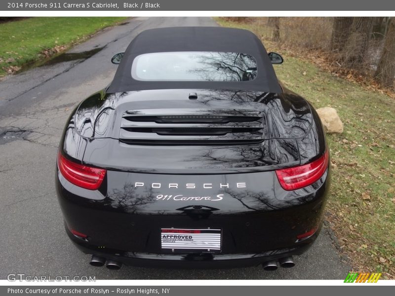 Black / Black 2014 Porsche 911 Carrera S Cabriolet