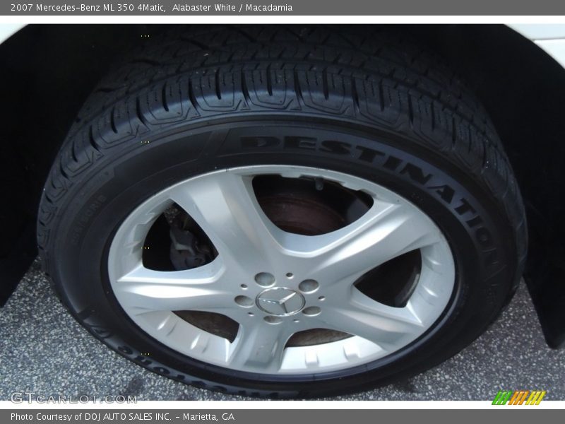 Alabaster White / Macadamia 2007 Mercedes-Benz ML 350 4Matic