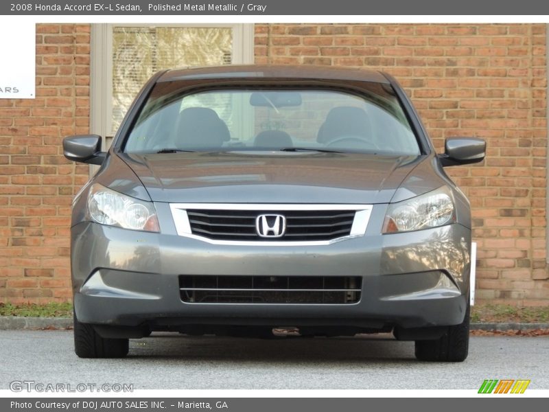 Polished Metal Metallic / Gray 2008 Honda Accord EX-L Sedan