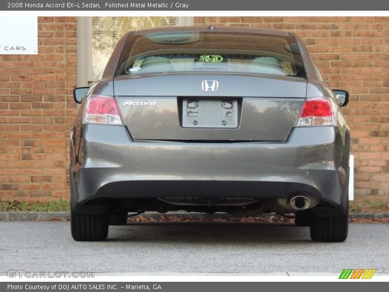 Polished Metal Metallic / Gray 2008 Honda Accord EX-L Sedan