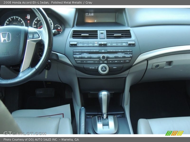 Polished Metal Metallic / Gray 2008 Honda Accord EX-L Sedan