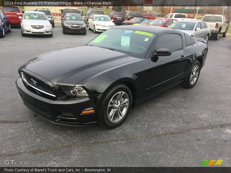 Black / Charcoal Black 2014 Ford Mustang V6 Premium Coupe