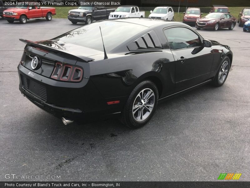 Black / Charcoal Black 2014 Ford Mustang V6 Premium Coupe
