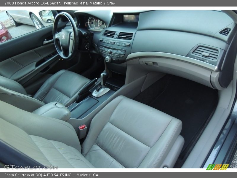 Polished Metal Metallic / Gray 2008 Honda Accord EX-L Sedan