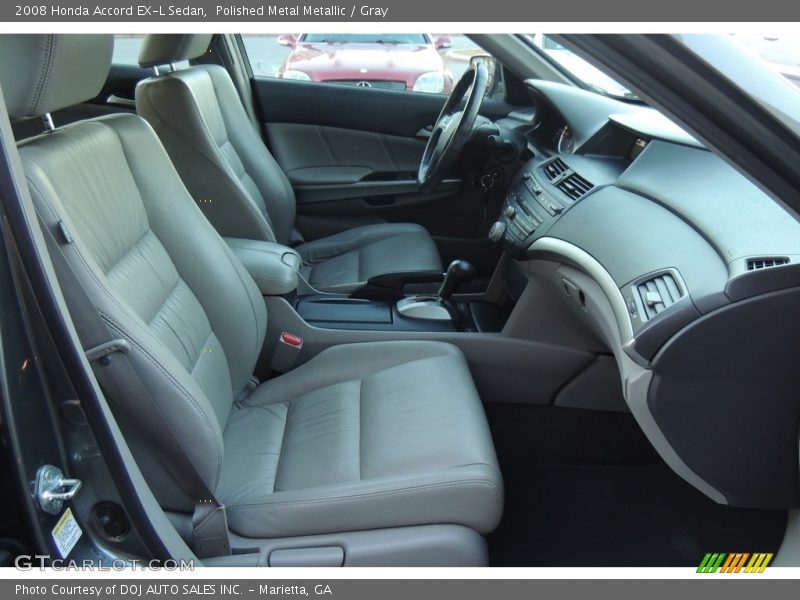 Polished Metal Metallic / Gray 2008 Honda Accord EX-L Sedan