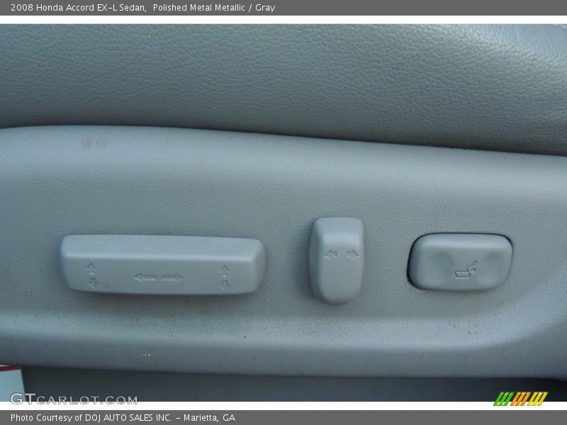 Polished Metal Metallic / Gray 2008 Honda Accord EX-L Sedan