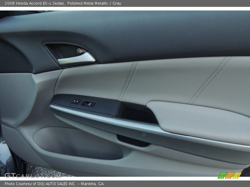 Polished Metal Metallic / Gray 2008 Honda Accord EX-L Sedan
