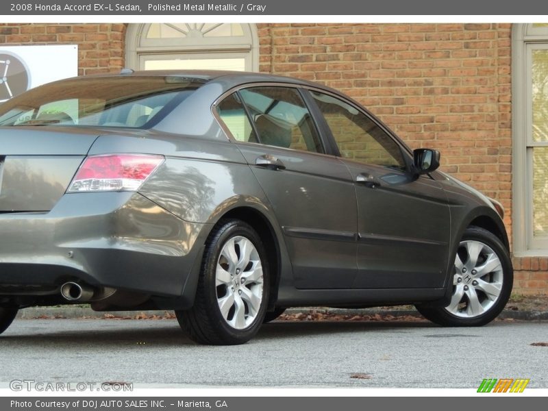 Polished Metal Metallic / Gray 2008 Honda Accord EX-L Sedan