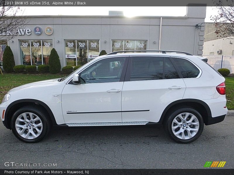 Alpine White / Black 2013 BMW X5 xDrive 35d