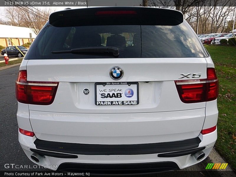 Alpine White / Black 2013 BMW X5 xDrive 35d
