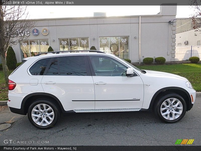 Alpine White / Black 2013 BMW X5 xDrive 35d