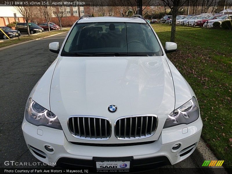 Alpine White / Black 2013 BMW X5 xDrive 35d