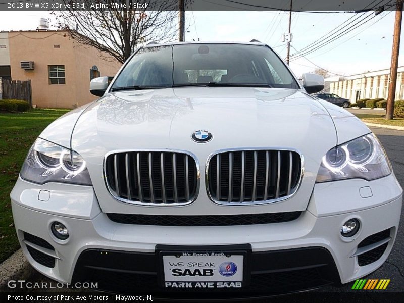 Alpine White / Black 2013 BMW X5 xDrive 35d