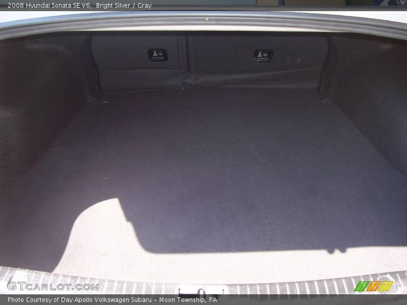 Bright Silver / Gray 2008 Hyundai Sonata SE V6