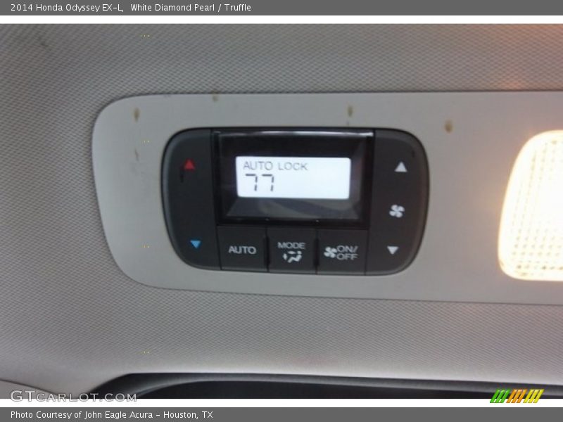 White Diamond Pearl / Truffle 2014 Honda Odyssey EX-L