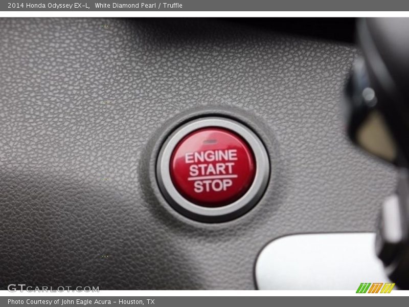 White Diamond Pearl / Truffle 2014 Honda Odyssey EX-L