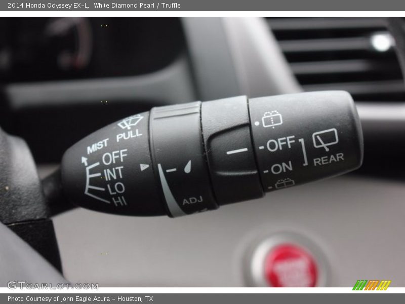 White Diamond Pearl / Truffle 2014 Honda Odyssey EX-L