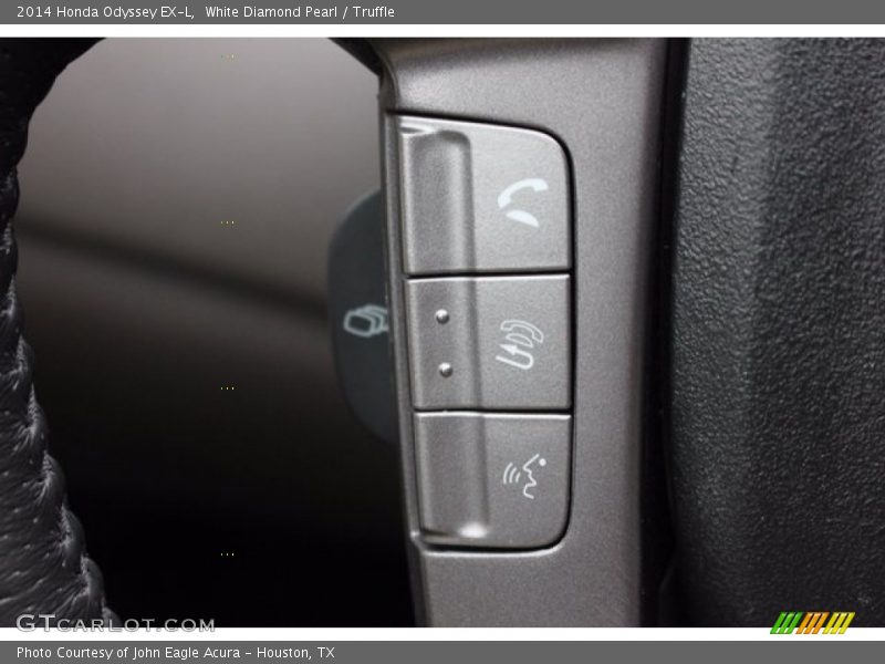 White Diamond Pearl / Truffle 2014 Honda Odyssey EX-L