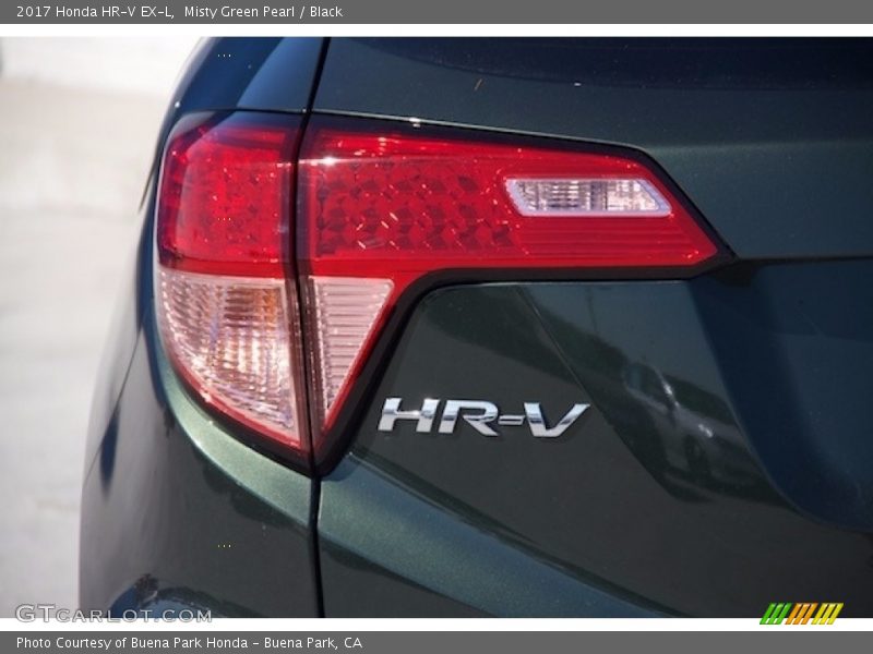 Misty Green Pearl / Black 2017 Honda HR-V EX-L