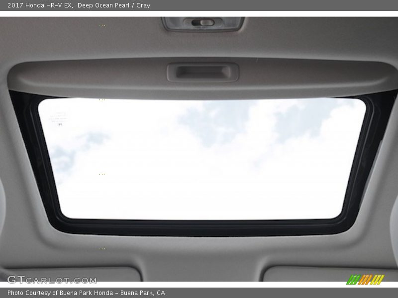 Deep Ocean Pearl / Gray 2017 Honda HR-V EX