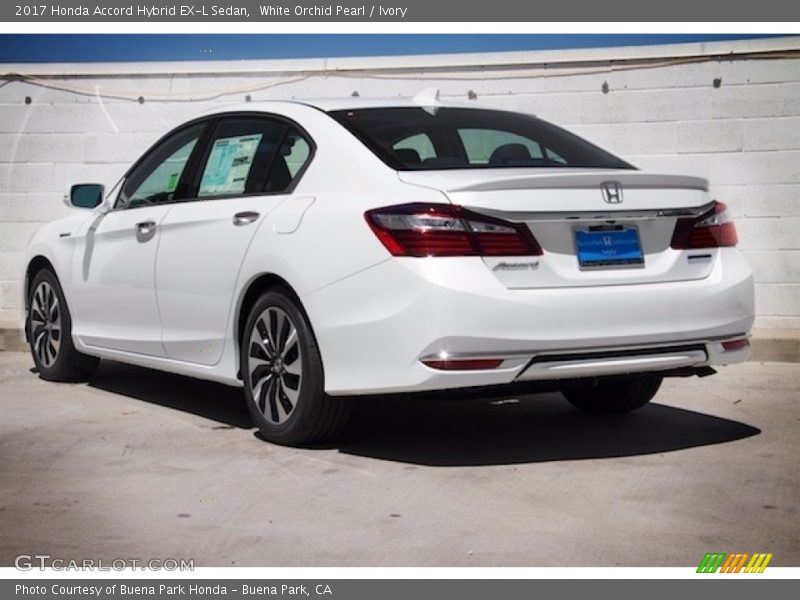 White Orchid Pearl / Ivory 2017 Honda Accord Hybrid EX-L Sedan