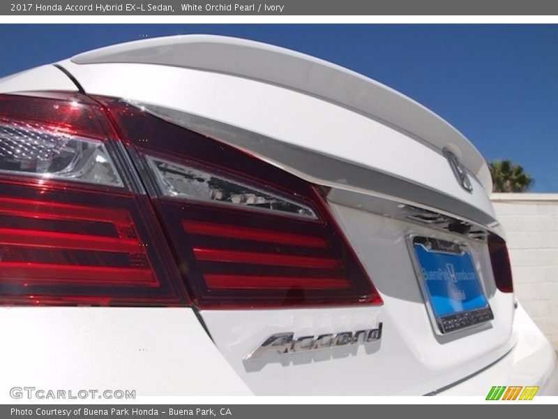 White Orchid Pearl / Ivory 2017 Honda Accord Hybrid EX-L Sedan