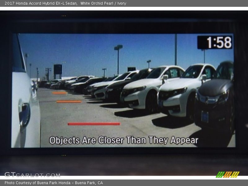 White Orchid Pearl / Ivory 2017 Honda Accord Hybrid EX-L Sedan