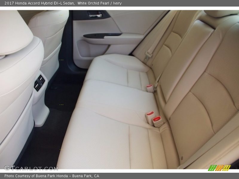 White Orchid Pearl / Ivory 2017 Honda Accord Hybrid EX-L Sedan
