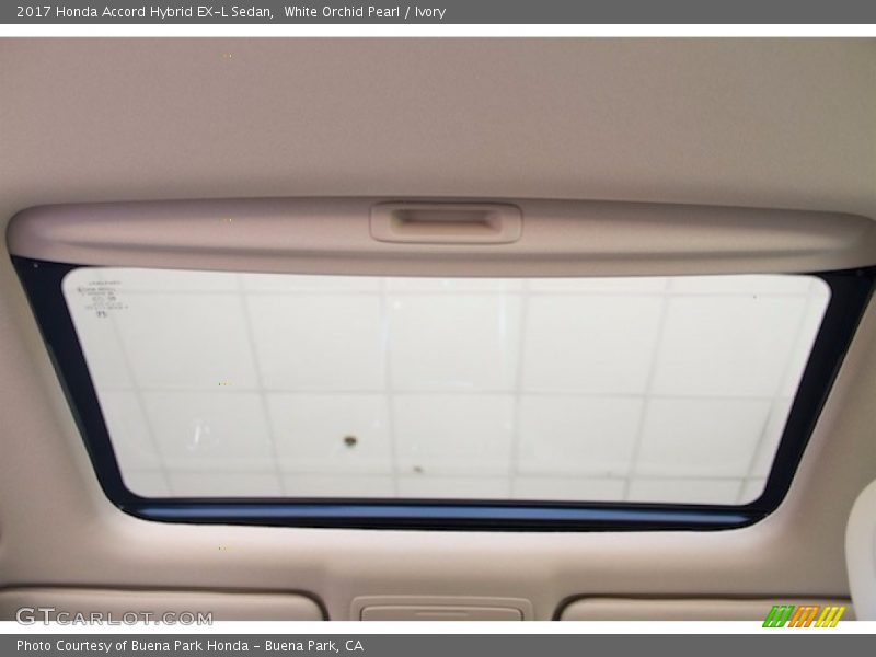 White Orchid Pearl / Ivory 2017 Honda Accord Hybrid EX-L Sedan