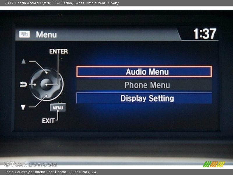 White Orchid Pearl / Ivory 2017 Honda Accord Hybrid EX-L Sedan