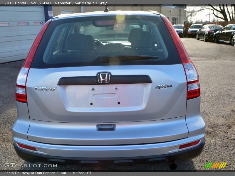 Alabaster Silver Metallic / Gray 2011 Honda CR-V LX 4WD