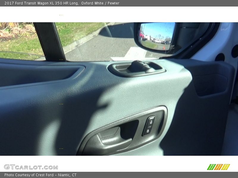 Oxford White / Pewter 2017 Ford Transit Wagon XL 350 HR Long