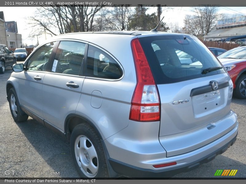 Alabaster Silver Metallic / Gray 2011 Honda CR-V LX 4WD