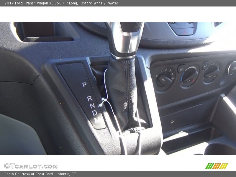 Oxford White / Pewter 2017 Ford Transit Wagon XL 350 HR Long