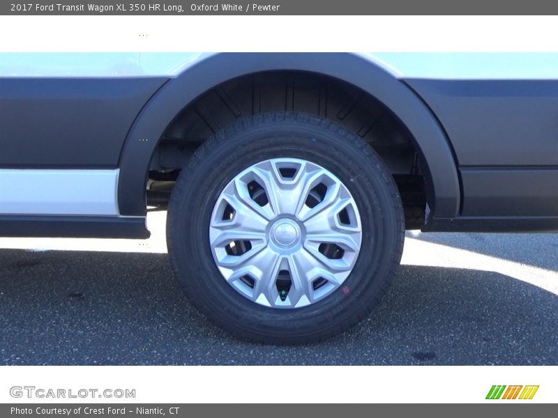 Oxford White / Pewter 2017 Ford Transit Wagon XL 350 HR Long