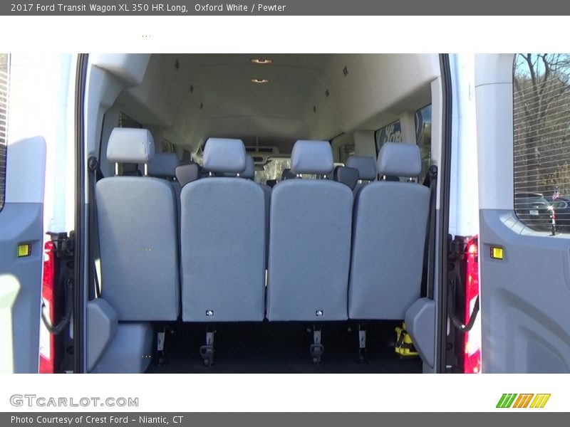 Oxford White / Pewter 2017 Ford Transit Wagon XL 350 HR Long