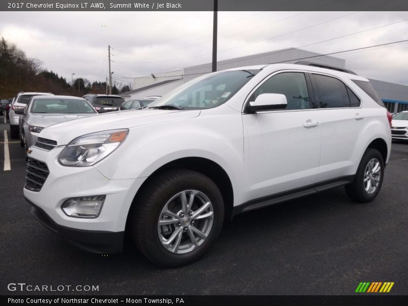Summit White / Jet Black 2017 Chevrolet Equinox LT AWD