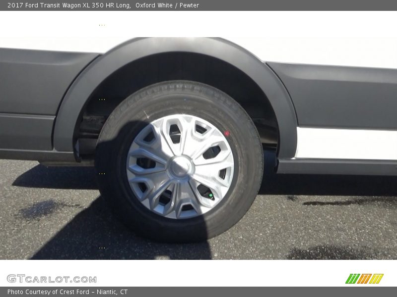 Oxford White / Pewter 2017 Ford Transit Wagon XL 350 HR Long