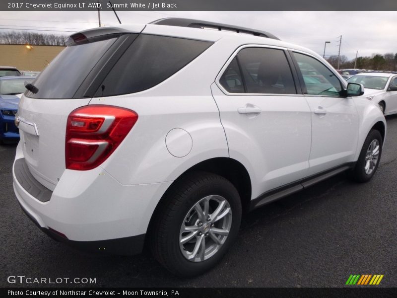 Summit White / Jet Black 2017 Chevrolet Equinox LT AWD