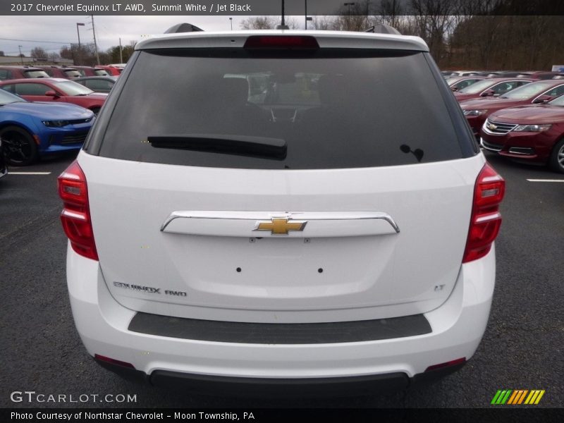 Summit White / Jet Black 2017 Chevrolet Equinox LT AWD