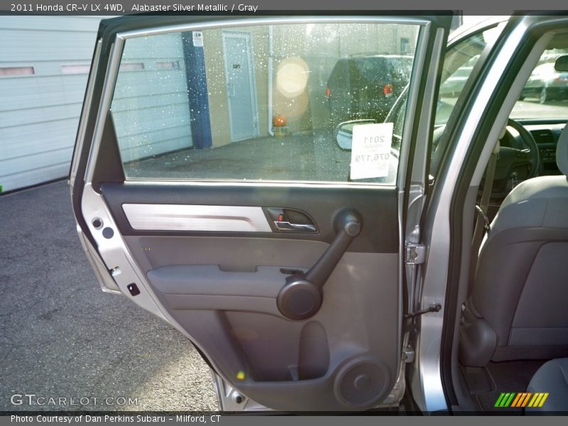 Alabaster Silver Metallic / Gray 2011 Honda CR-V LX 4WD