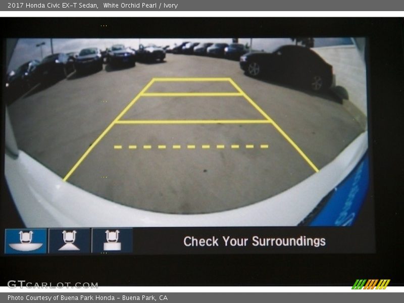 White Orchid Pearl / Ivory 2017 Honda Civic EX-T Sedan